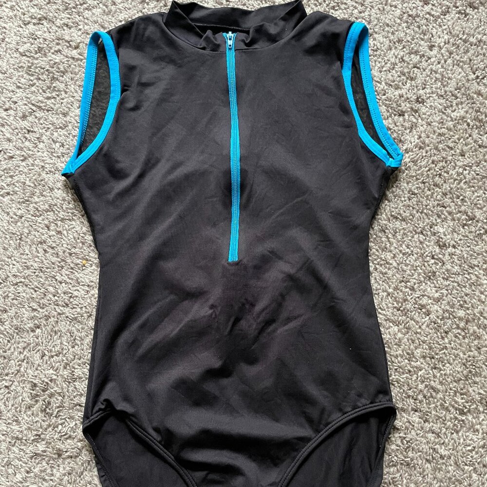 Eurotard Adult large zip front leotard